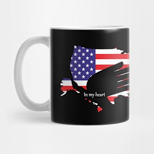 In My Heart. USA v.1 Mug